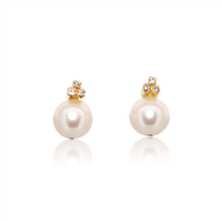 Earrings Idee Preziose dal 1987 Woman in Yellow Gold Perla IP.OK18G/2P - IP.OK18G/2P
